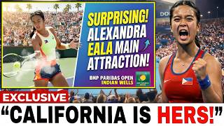 ALEXANDRA EALA TAKES OVER INDIAN WELLS! 🔥 The New Face of the BNP Paribas Open