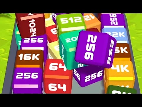 Merge Cube 2048 3D - ASMR Gameplay (Cubes Math, Level Up NumberBlocks Jelly Balls) Inka Kubes