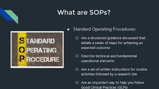 SOP Writing For Clinical Research Sites