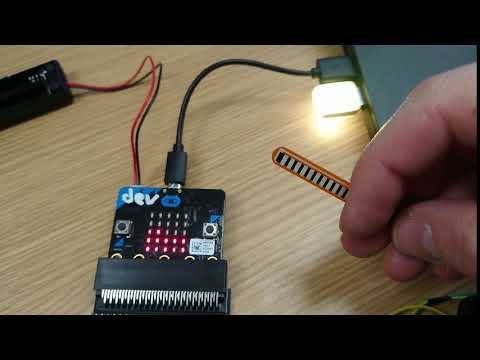 Testing a flex sensor