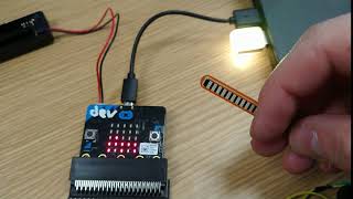 Testing a flex sensor