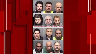 Dozen arrested in undercover operation targeting minors, SAPD says