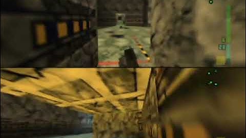 Perfect Dark Multiplayer Deathmatch (2 Players) Explosive in Ravine