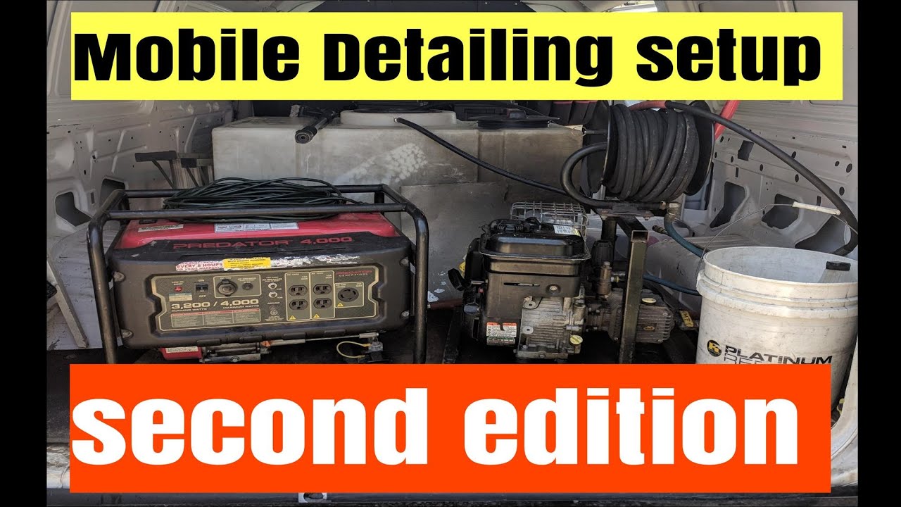 Mobile Detailing Setup - YouTube