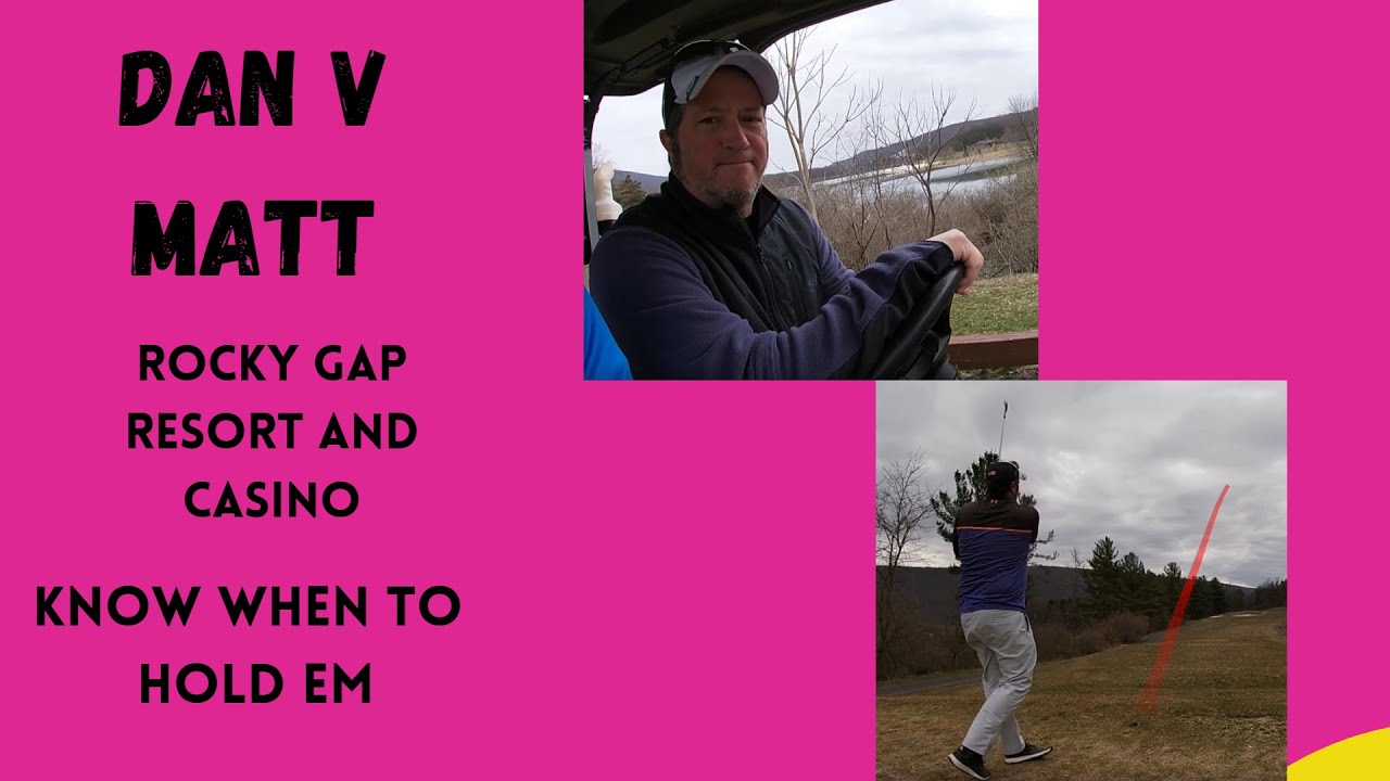 I had him beat until that swing. Rocky Gap Golf Dan v Matt Back nine