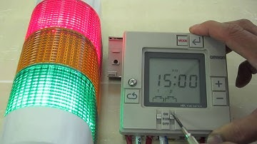 OMRON H5L-A Daily time switch 　動作確認