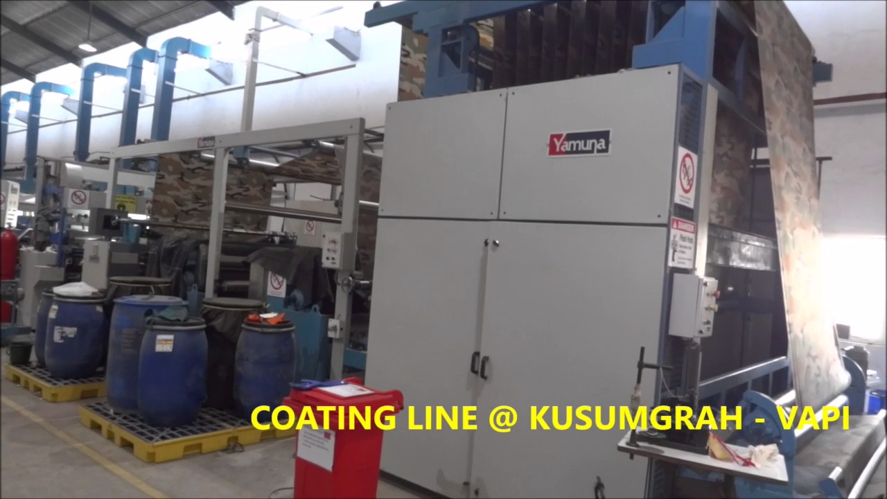 Yamuna Machine YAMUNA MACHINE: COATING LINE - YouTube