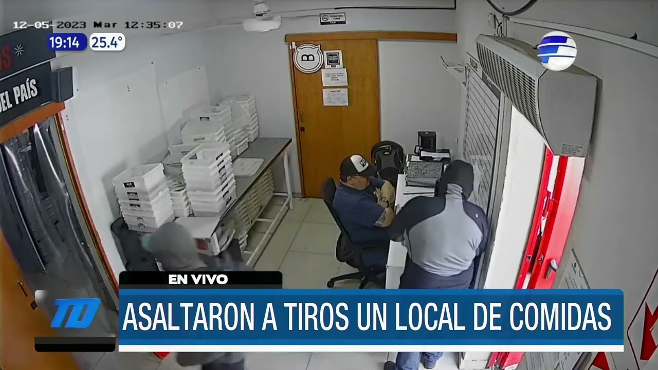 Terrible asalto a una hamburguesería en Luque