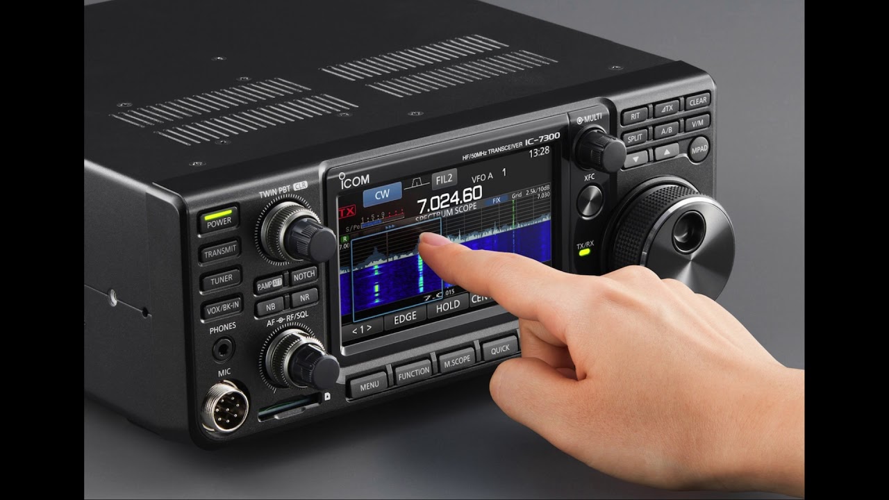 how-the-icom-ic-7300-is-disrupting-the-used-ham-radio-market-youtube