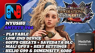 Monster Hunter Generation Ultimate Nyushu AnTuTu V64 - Helio G99 &amp; Dimensity 6080 + Settings 