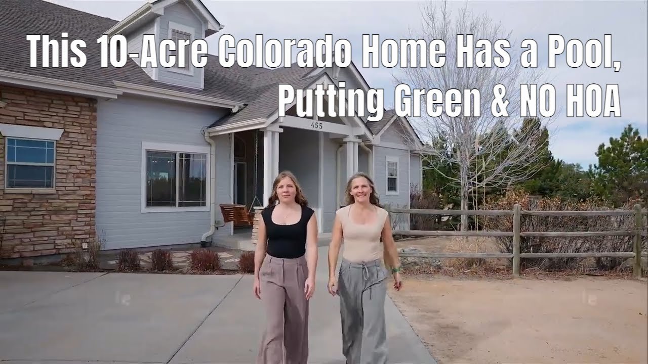 This 10-Acre Colorado Home Has a Pool, Putting Green & NO HOA 😲