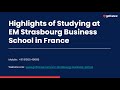 Em strasbourg business school in france  gofrance  91 91500 49665