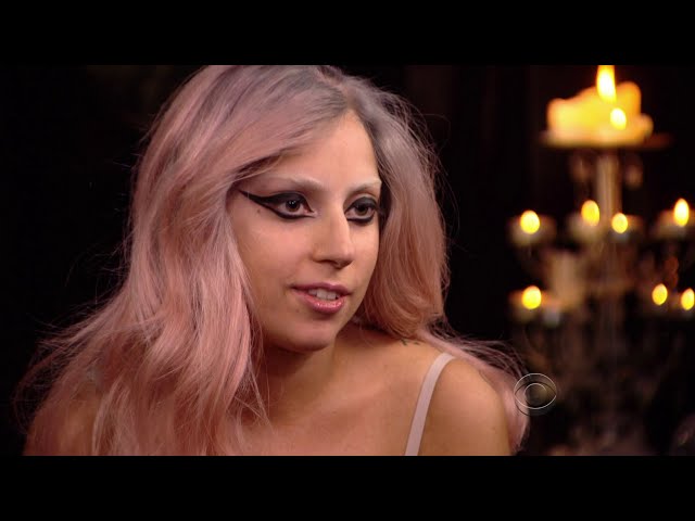 Lady Gaga 60 Minutes with Anderson Cooper interview broadcast (February 13, 2011) HD class=