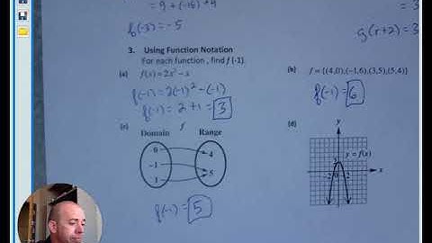 9.2 Function Notation & Linear Functions