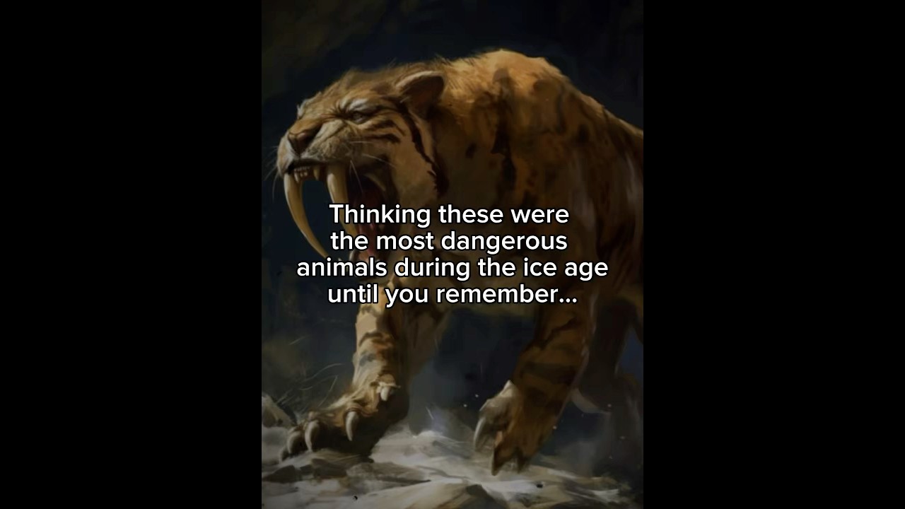 The most dangerous animal during the ice age… 😳 