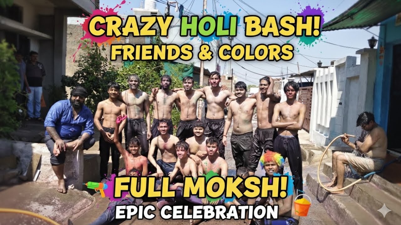 HOLI KE MAJE TOH AISE HI ATE H 😁|| MAJA A GYA BHAI AAHAB ||