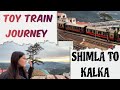 Shimla to Kalka Toy Train Journey 🚂 | Toy train journey 🛤️| couple vlog
