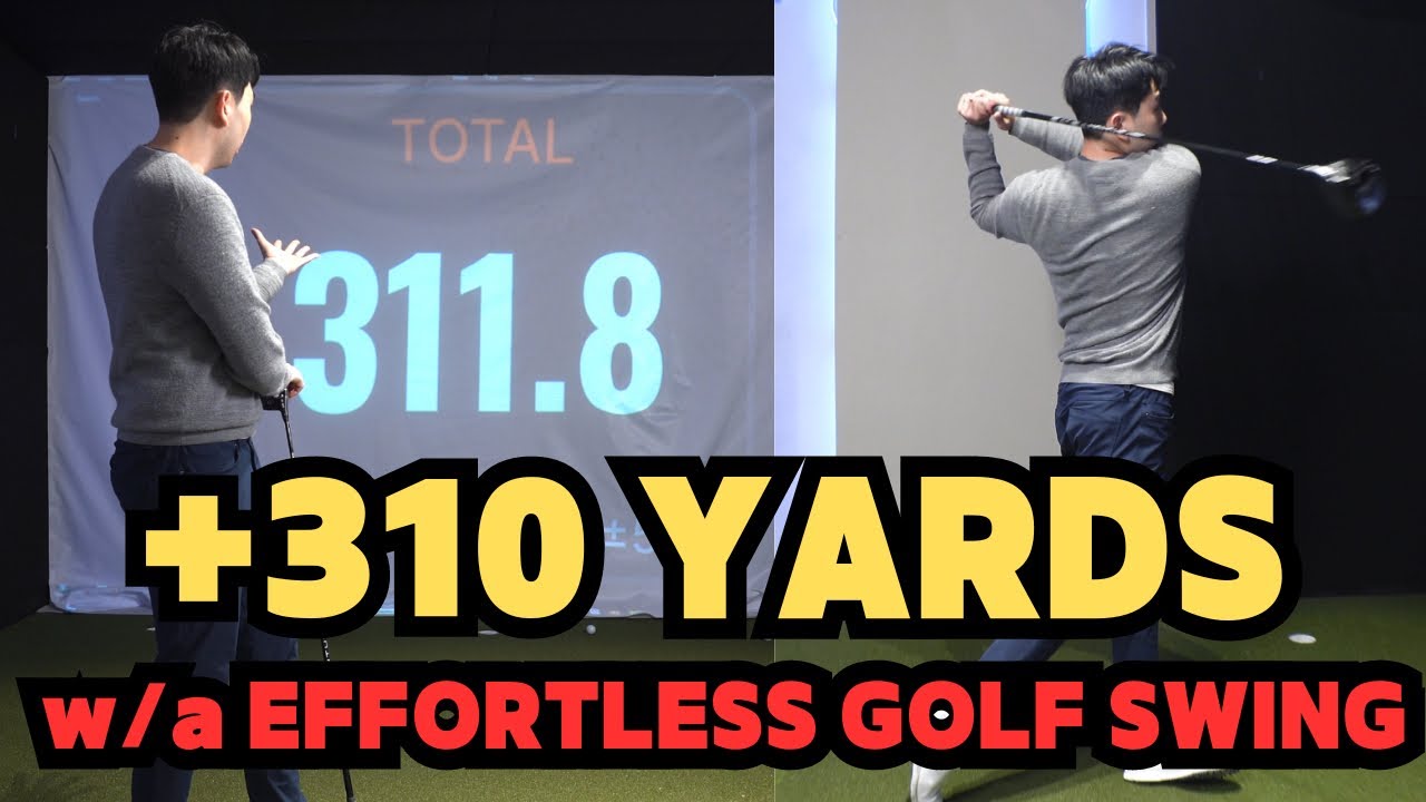 How to hit your driver over 300 yards with a effortless golf swing ...