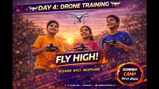Drone Flying Day 4 🔥 | Summer Camp India 2026 #summercampindia