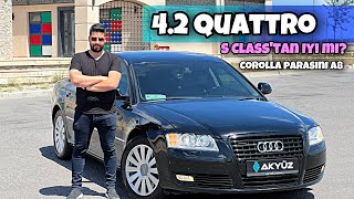 Kullandığım En Dolu Audi A8 Long | Corolla Parasına | 4.2 Quattro | Otomobil Günlüklerim