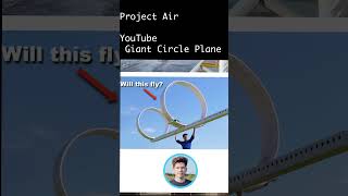 Rubber Powered Circle Plane