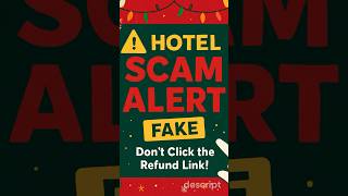 🚨 Stop! Don’t Click That Refund Link - Hotel Scam Alert!