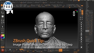ZBrush Quick Tip - Image Plane setup in Zbrush - Step by Step Tutorial