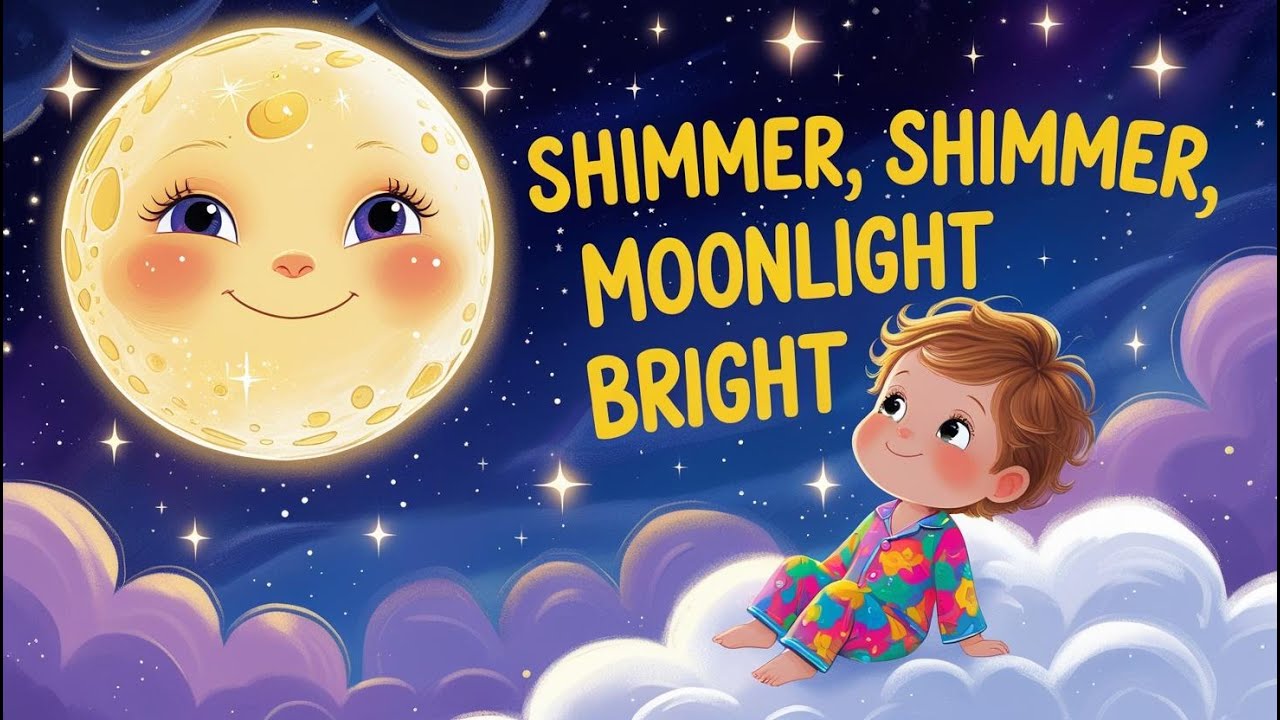 ✨🌙 Shimmer, Shimmer, Moonlight Bright – A Magical Lullaby for Sweet Dreams! 🌙✨ 