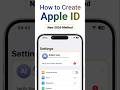 How to Create Apple ID on iPhone Without Phone Number 2026 #shorts #youtubeshorts #tech #howto