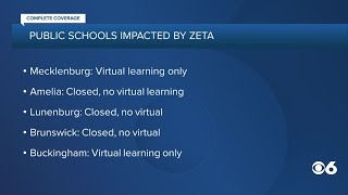 Zeta impact on Central Virginia Schools