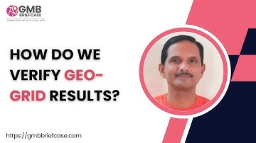 How to verify the GEO grid results