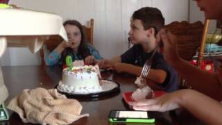 Elliott's 9th Birthday - Silent Cake