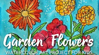 How to Draw Garden Flowers