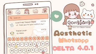Aesthetic Themes For Android || Whatsapp Delta 4.0.1 Update 2022 || Cute Font Android screenshot 2