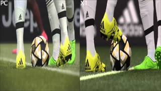 PES 2016 PC vs Xbox One Graphics Comparison Split Screen Gameplay