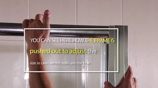 SALLY pivot shower door with side panel installation process by Sally Bathroom Pods 175 views 3 years ago 10 minutes, 16 seconds