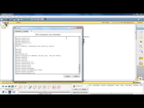 telnet remote access to Cisco router using packet tracer