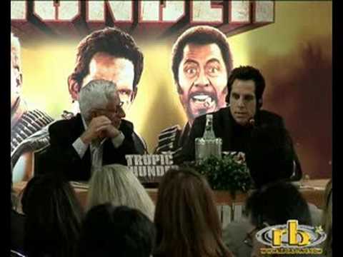 TROPIC THUNDER di BEN STILLER - 1parte conferenza - WWW.RBCASTING.CO...