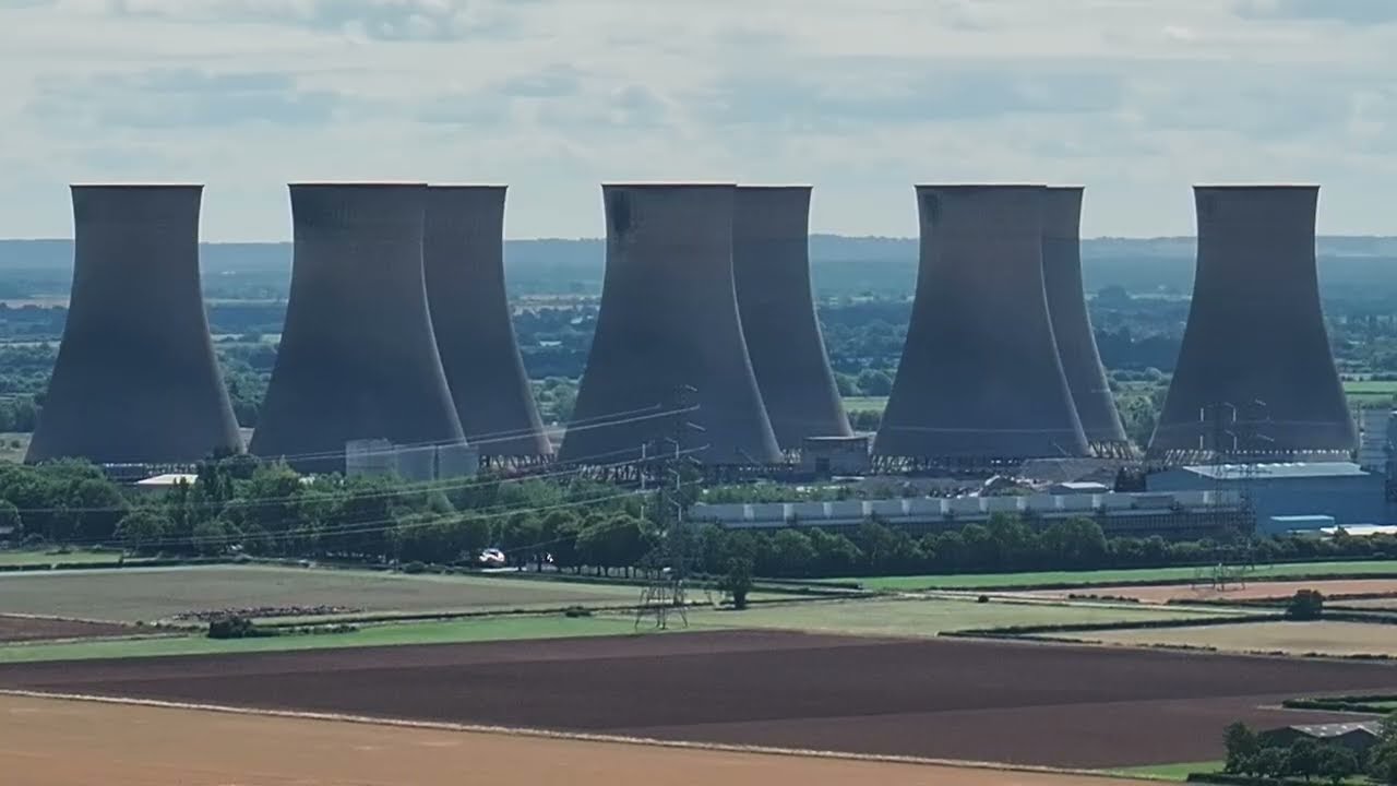 Watch These Giant Towers Crash Down in Seconds! - Cottam Power Station