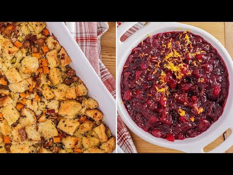 Friendsgiving Recipes: Easy Sweet Potato Stuffing & Cranberry Relish By Ted Allen