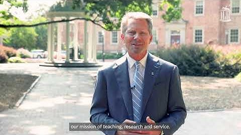 Welcome to UNC-Chapel Hill: A message from Chancellor Kevin Guskiewicz