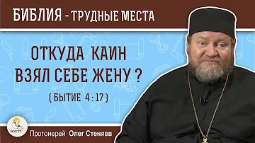 Откуда Каин взял себе жену (Бытие 4:17)? Протоиерей Олег Стеняев