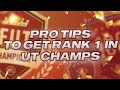 How to get rank 1 and win more in fut champs in ea fc 24 ultimate team
