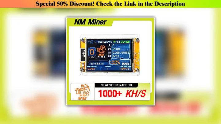 Exclusive NMMiner NerdMiner V2 Hashrate Lucky Miner ESP32 2.8inch Smart Display Crypto Solo Lottery