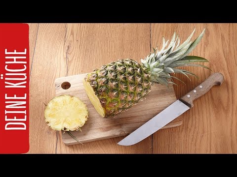 Ananas schneiden 🍍🔪|