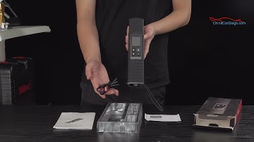 Launch X-431 TSGUN TPMS Tire Pressure Detector Unboxing-chinacardiags.com