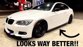 SIDE SKIRT EXTENSIONS ON THE 335i (changes the whole look!!!)