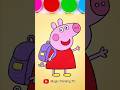 Peppa Pig🐷💖 #trending #cartoon #shortfeed #forkids #peppapig #magicpaintingtv #kidsart
