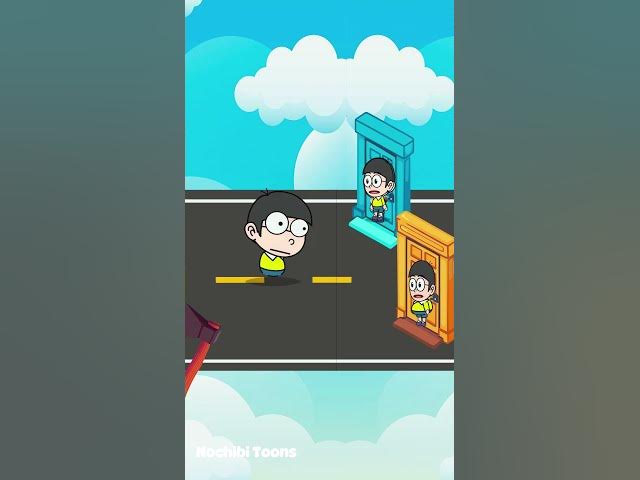 Outline Video Nobita JUMP FROG CHALLENGE Escape From Trap
