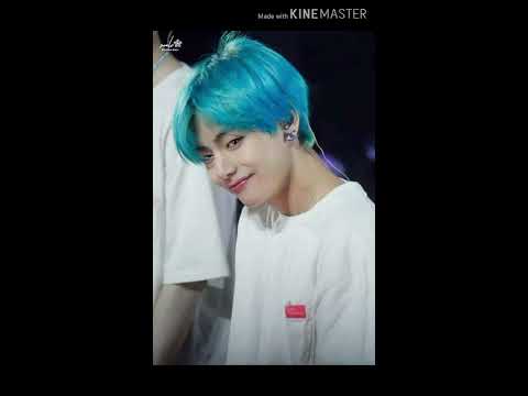 Here Are 10+ Times BTS's V Looked Flawless In Bright Blue Hair - Koreaboo